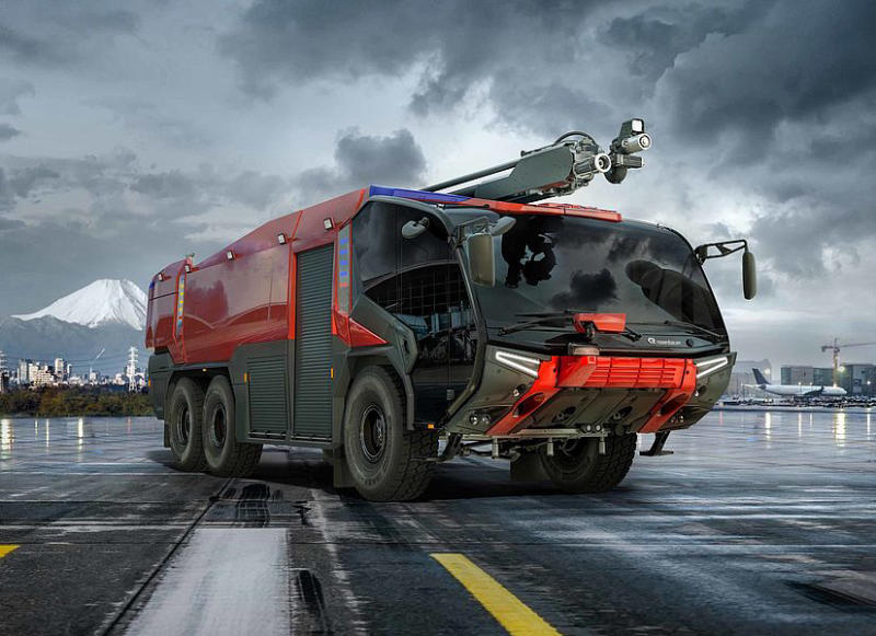 Rosenbauer Panther - xe cứu hỏa triệu đô ở sân bay