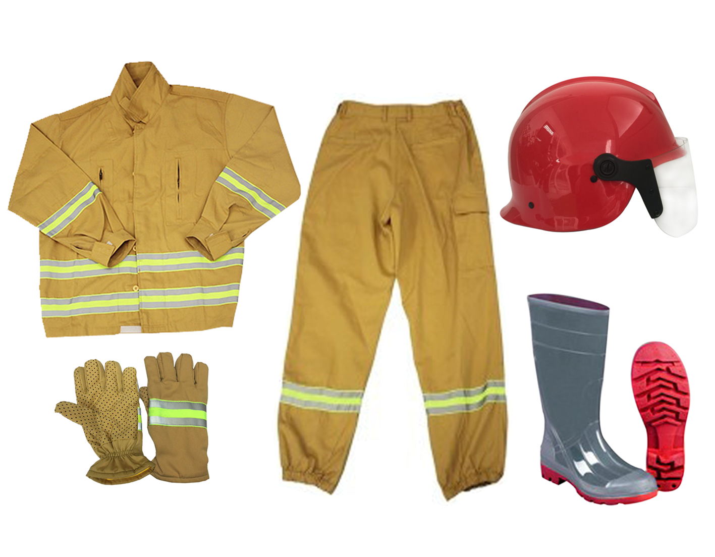 Làm sạch và bảo quản từng bộ phận của trang phục chống cháy