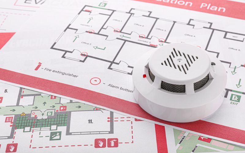 nguyên lý hoạt động của đầu báo khói