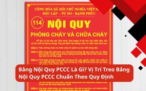 bảng nội quy pccc