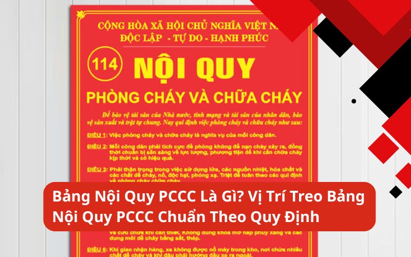 bảng nội quy pccc