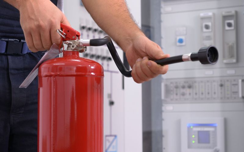 cách sử dụng bình chữa cháy bột