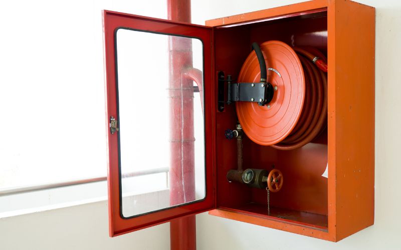 Cấu tạo của tủ chữa cháy vách tường
