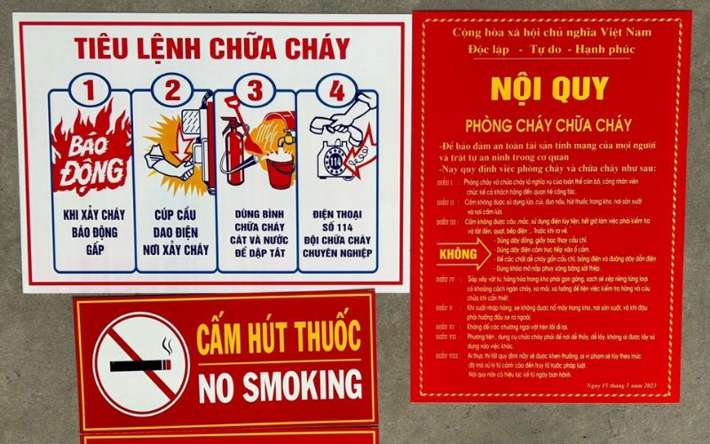 Bảng nội quy PCCC là gì? Vị trí treo bảng nội quy PCCC chuẩn Bảng nội quy PCCC là gì? Vị trí treo bảng nội quy PCCC chuẩn