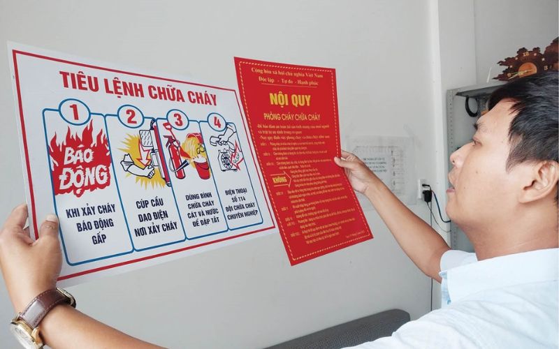 Xác định vị trí cần dán