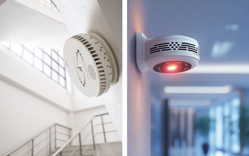 phân biệt đầu báo khói và đầu báo nhiệt