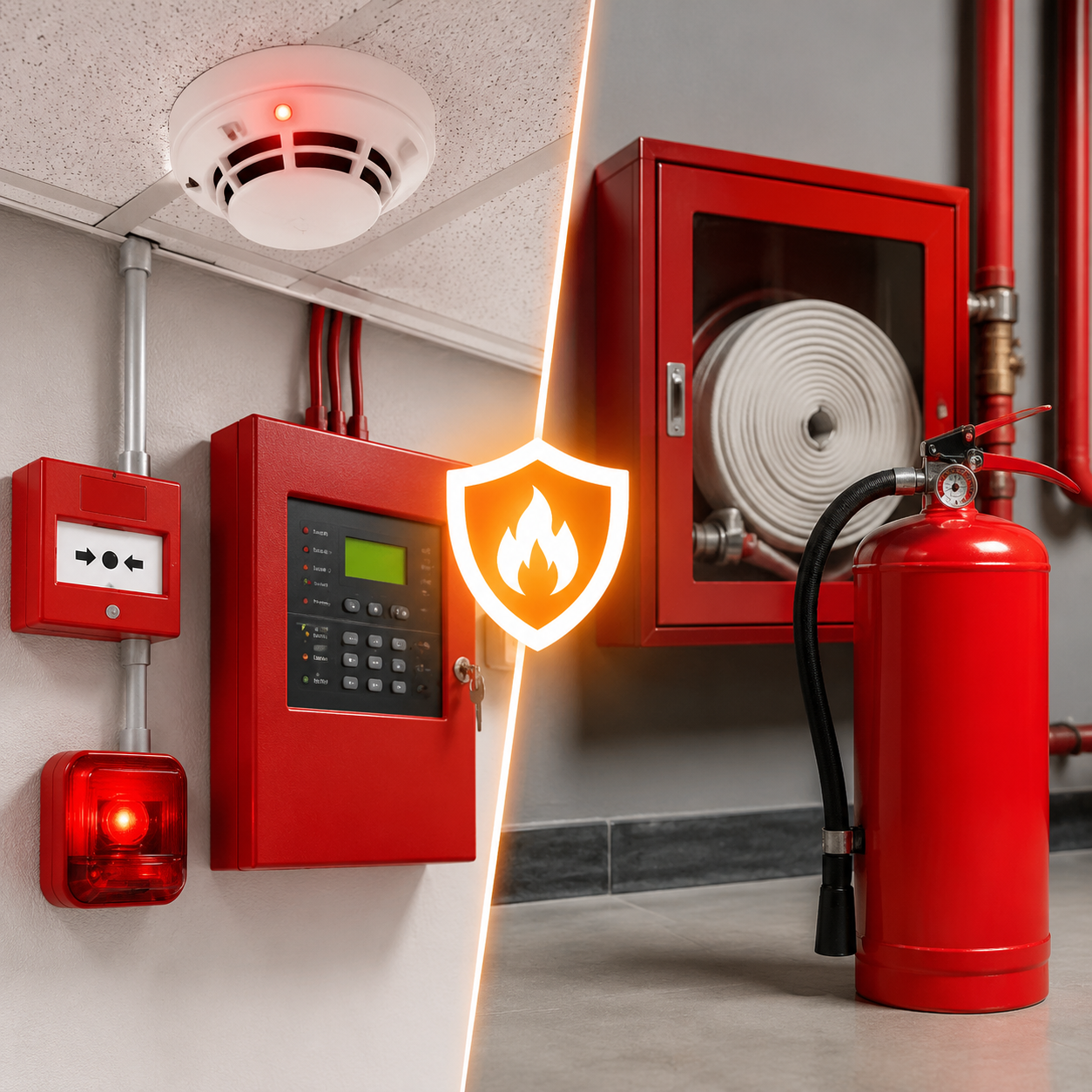 Phân biệt thiết bị báo cháy và chữa cháy để trang bị đúng